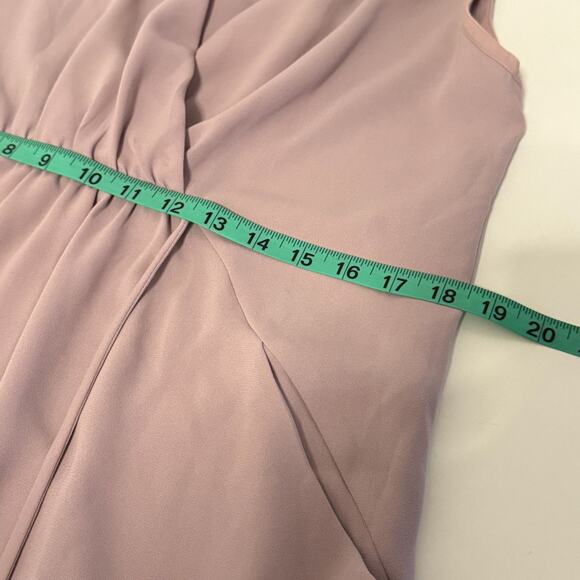 Aritzia Wilfred Sabine Dress Sleeveless Faux Wrap Size Med Mini Ballet Feminine - Picture 9 of 12